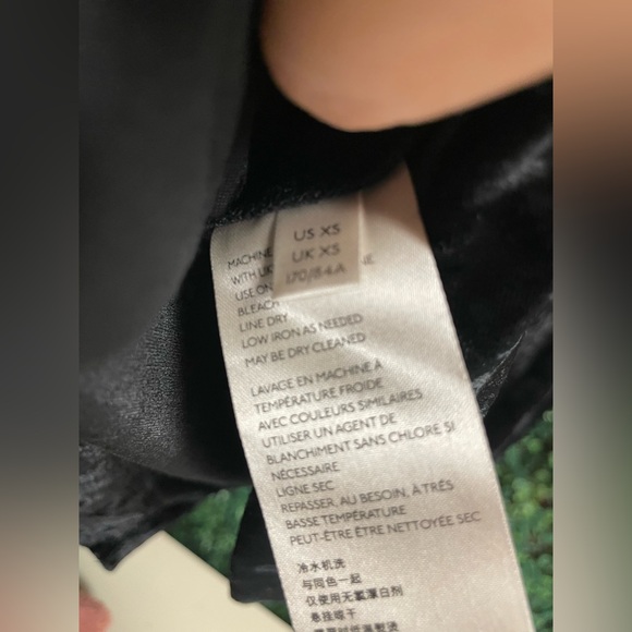 Free People - Kat Velvet Mini Faux Wrap Dress - Lace Paneling - NWT - XS - $128 - Picture 15 of 16